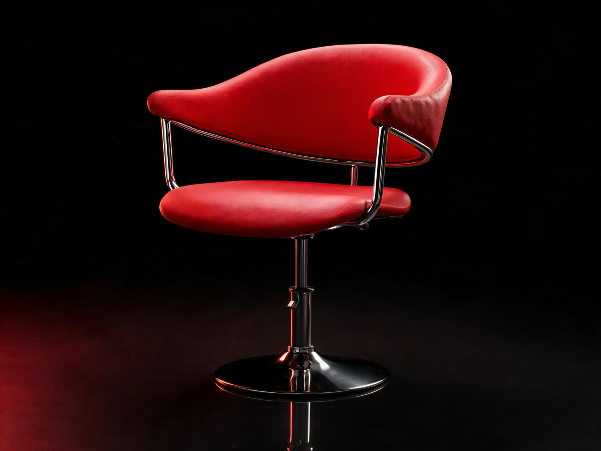 Silla roja del salón de la Academia